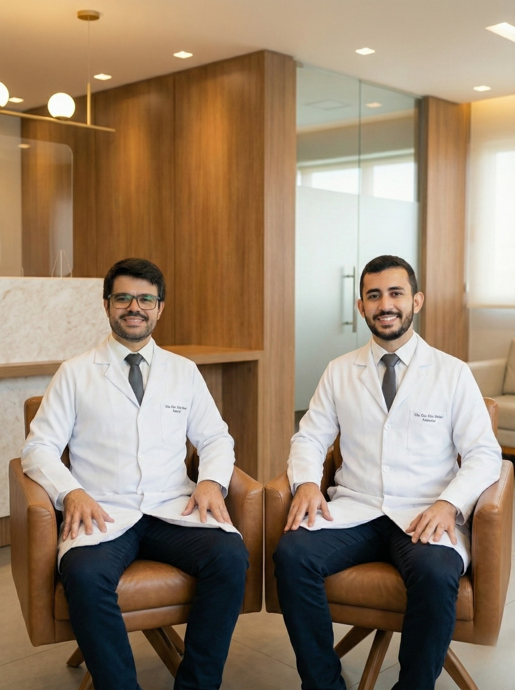 Dr. André Glória e Dr. Anderson Moura